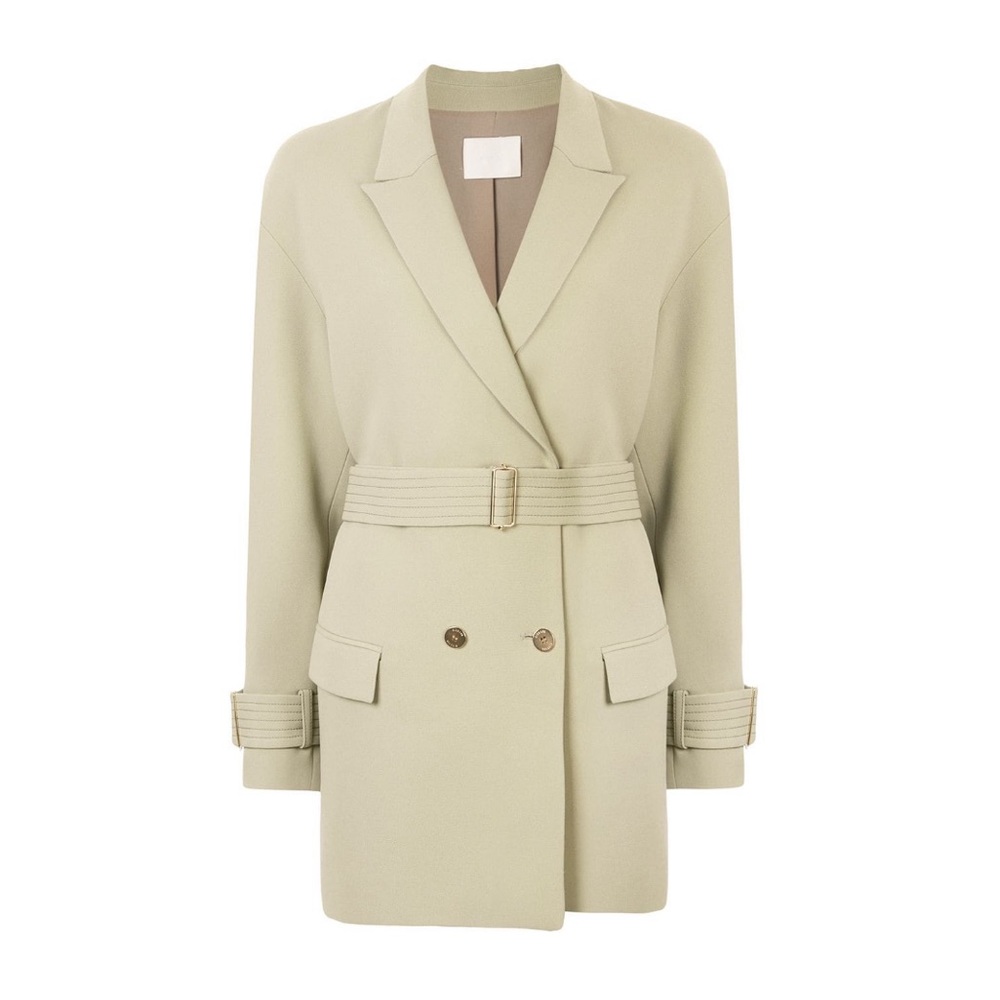 Dion Lee Cady Cocoon Coat Dress Putty NEW WITH TAGS